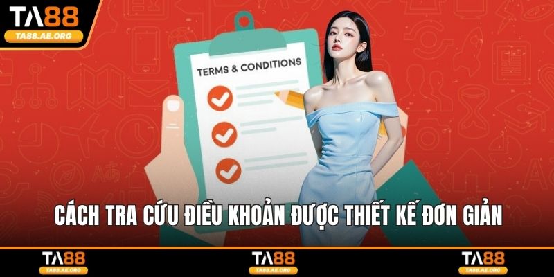 Miễn Trừ Trách Nhiệm TA88 – Quy Định Minh Bạch Để Tham Gia Cách tra cứu điều khoản được thiết kế đơn giản
