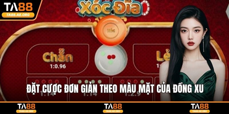 Đặt cược đơn giản theo màu mặt của đồng xu