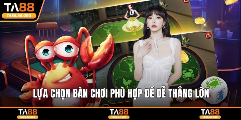 Bầu Cua Online - Game Dễ Thắng Thu Lời Cực Đậm Cho Bạn Lựa chọn bàn chơi phù hợp để dễ thắng lớn