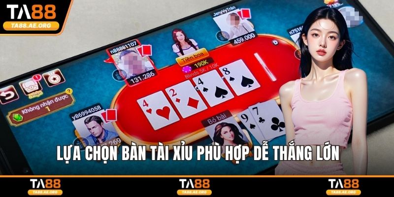 Tài Xỉu Online - Tựa Game Kịch Tính Cực Dễ Thắng Hấp Dẫn Lựa chọn bàn tài xỉu phù hợp dễ thắng lớn