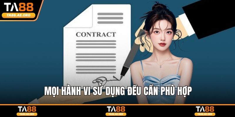 Miễn Trừ Trách Nhiệm TA88 – Quy Định Minh Bạch Để Tham Gia Mọi hành vi sử dụng đều cần phù hợp